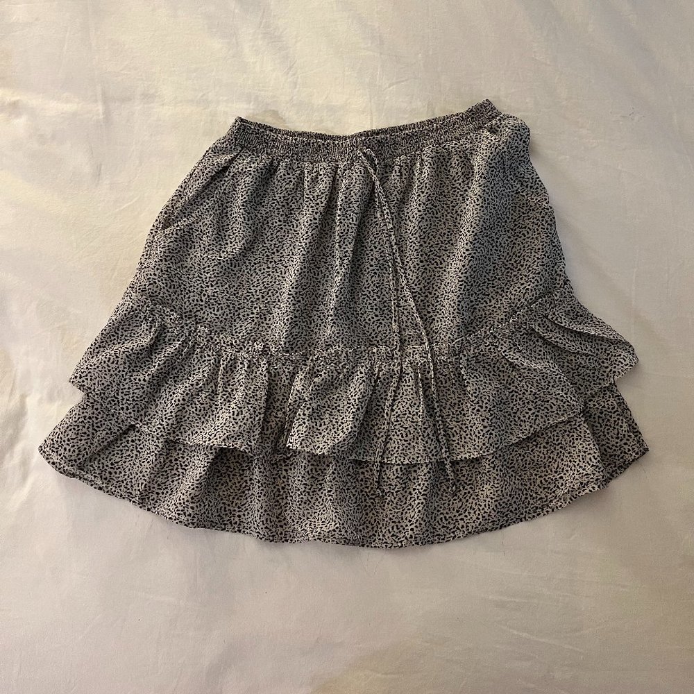 Thrifted - Sienna Sky - Leopard Skirt - Size S
